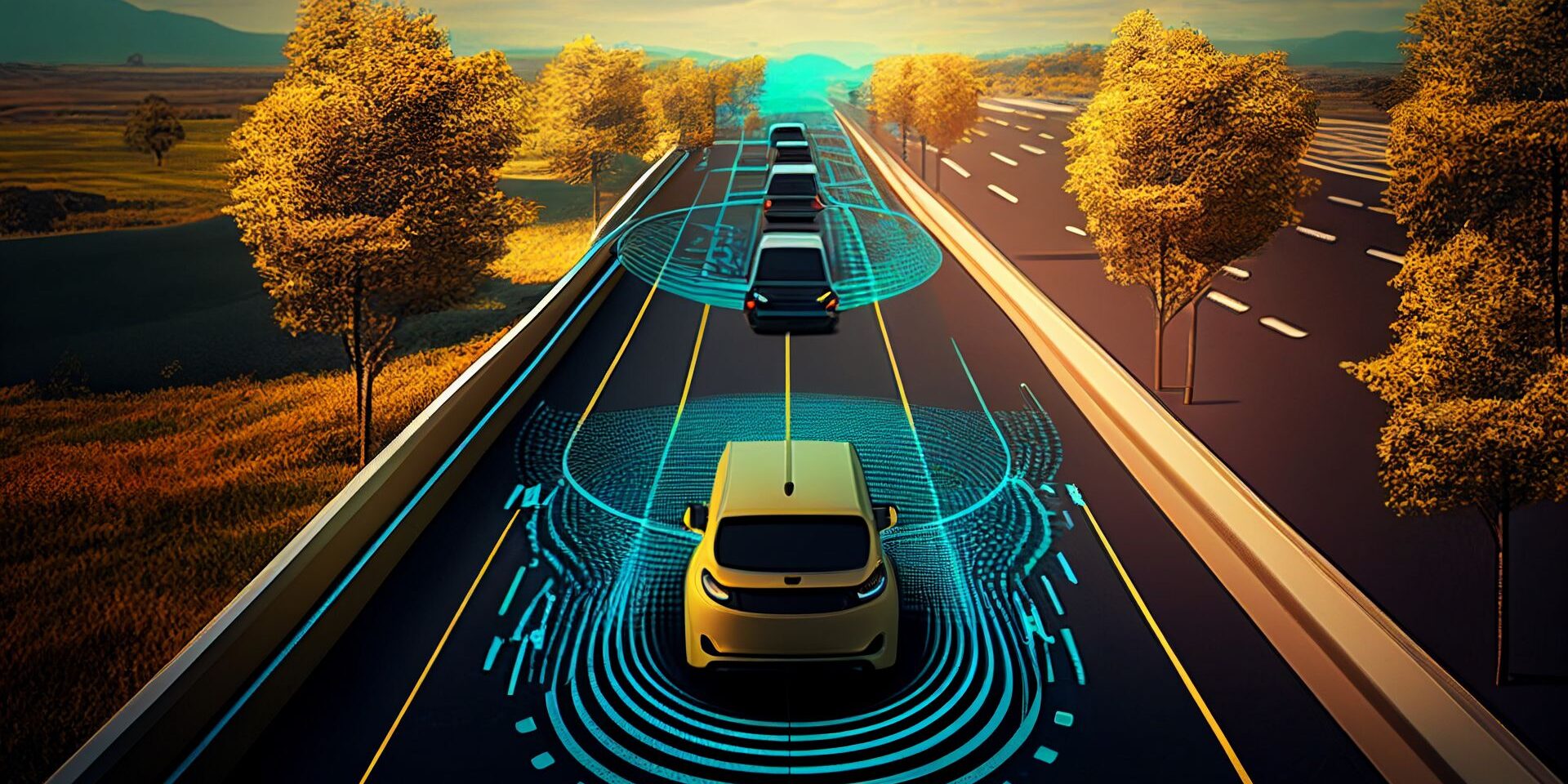 Concept of an autonomous car sensor system for the safety of dri